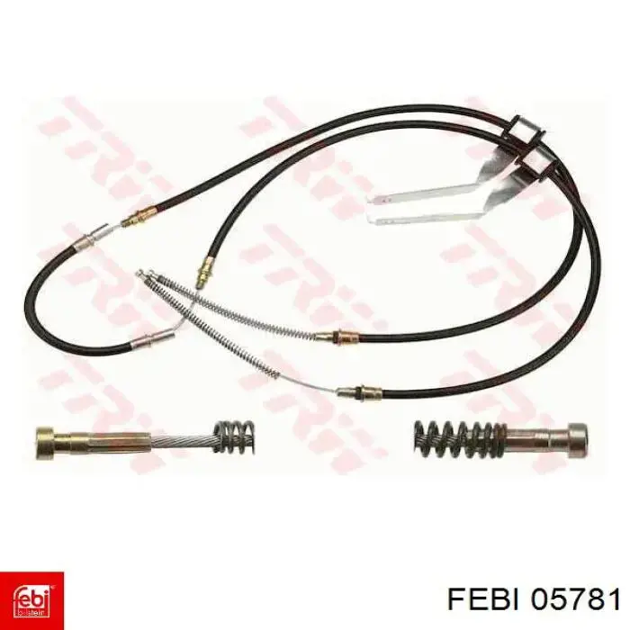 Задний трос ручника Febi 05781 цена, от 24.23 USD