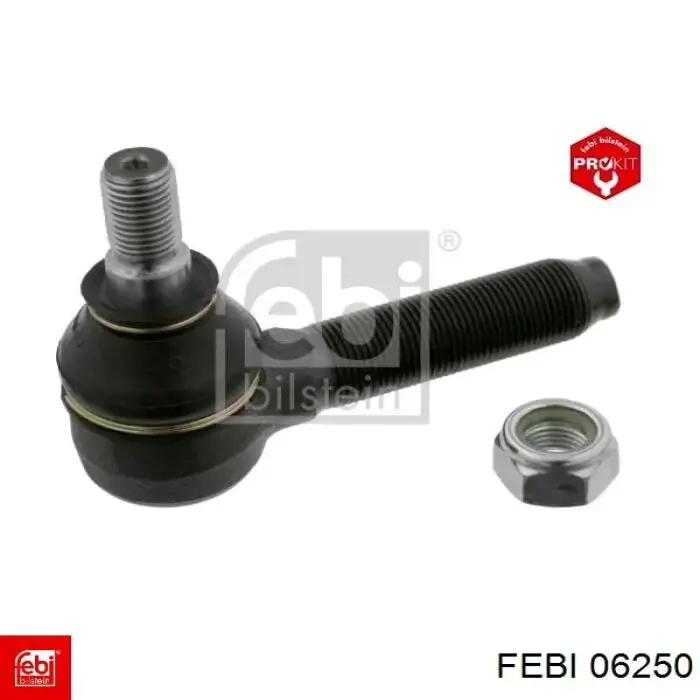Наконечник центральной рулевой тяги правый Febi 06250 цена, от 11.26 USD