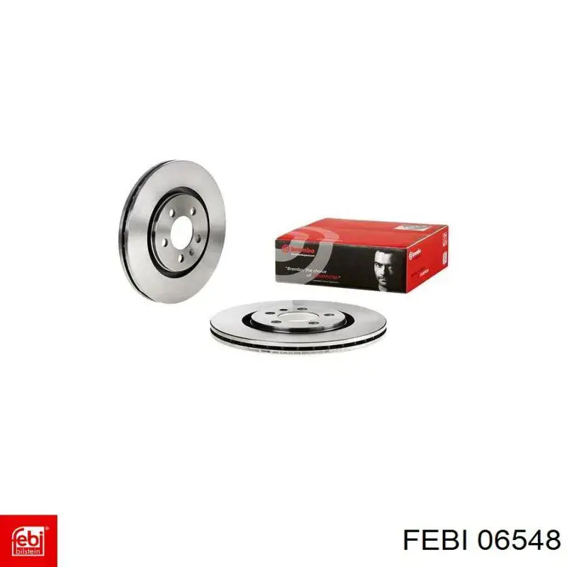 Передние тормозные диски 06548 Febi