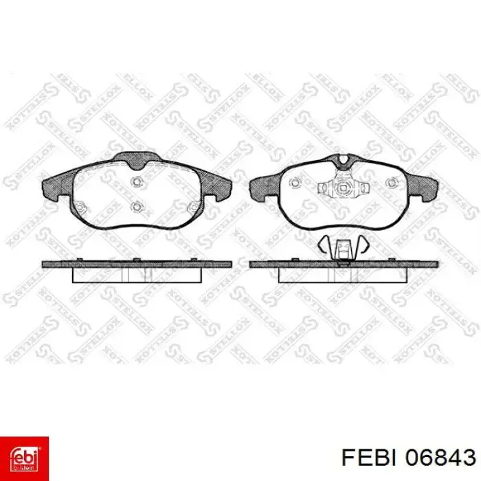 Подушка двигателя левая/правая Febi 06843