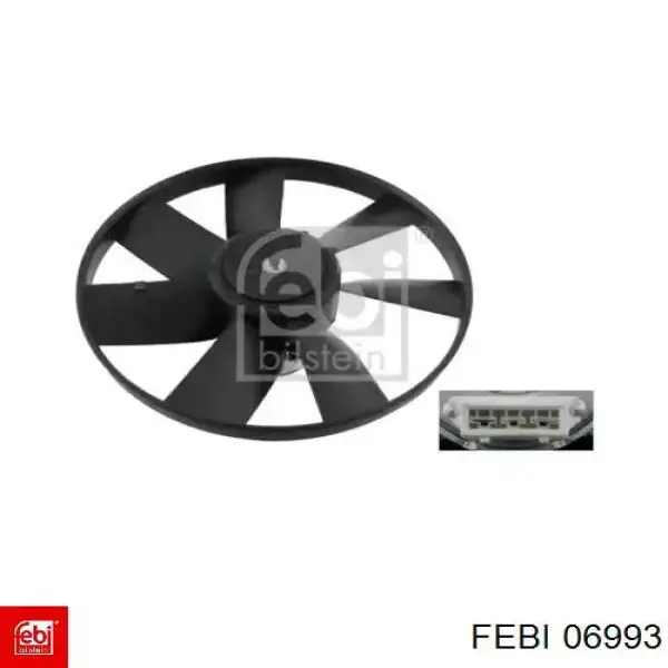 Электровентилятор охлаждения в сборе Febi 06993 цена, от 34.57 USD