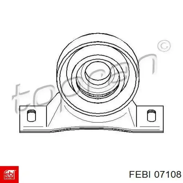Карданный подшипник Febi 07108 цена, от 19.80 USD