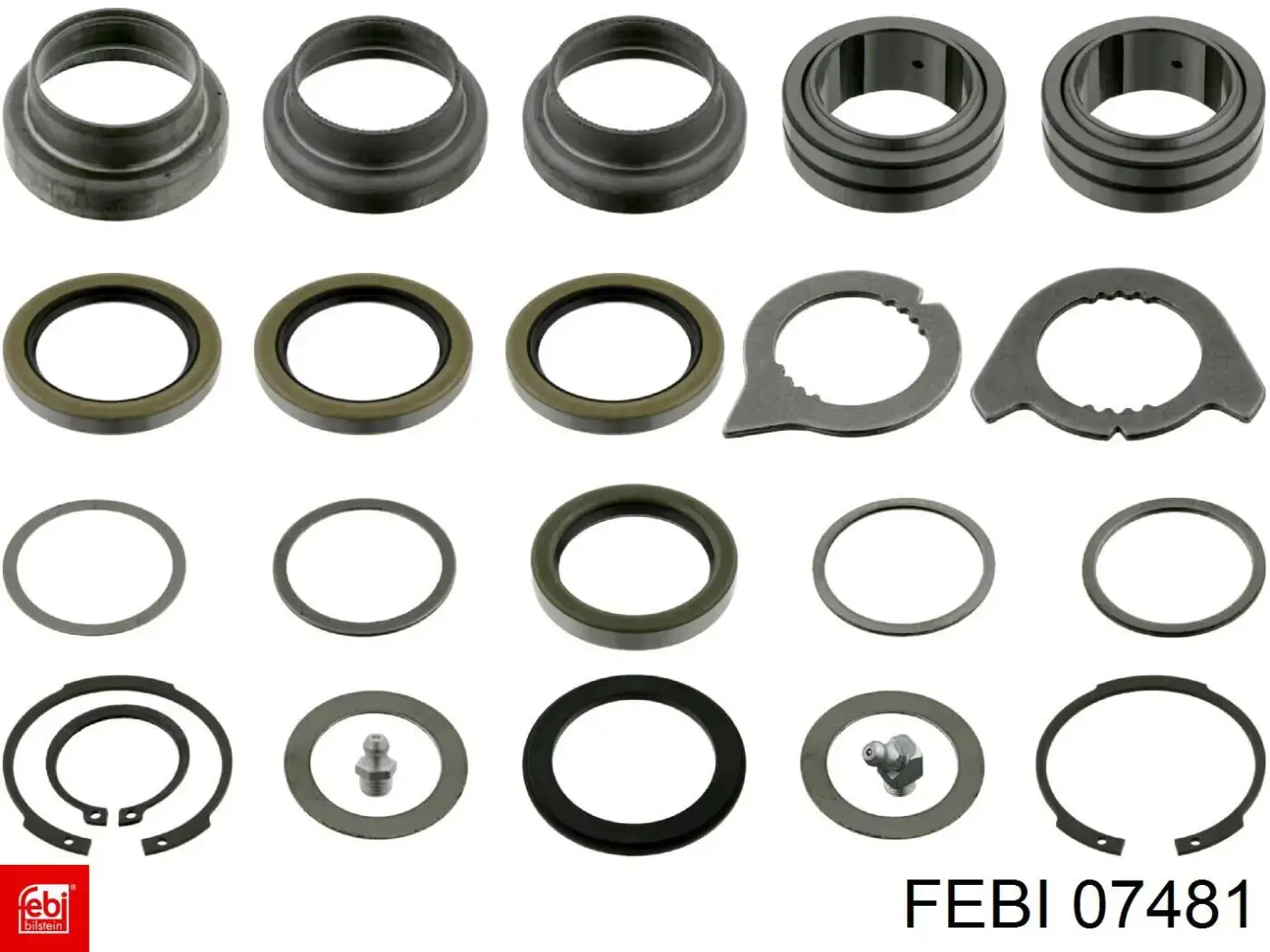 Сальник переднего поворотного кулака Febi 07481 цена, от 1.04 USD