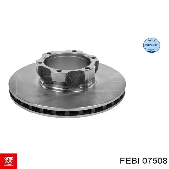 Передние тормозные диски 07508 Febi