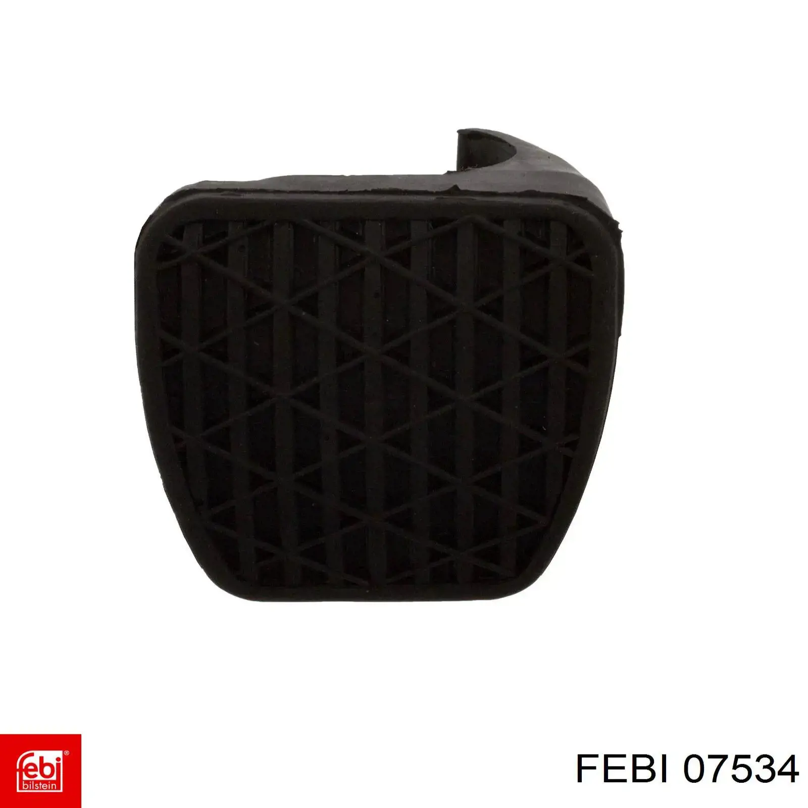 Revestimiento de pedal, pedal de freno 07534 Febi