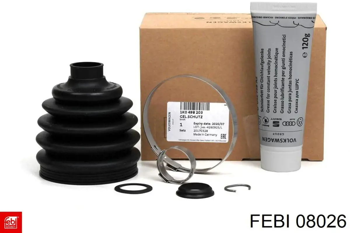 Чехол шруса Febi 08026 цена, от 10.35 USD