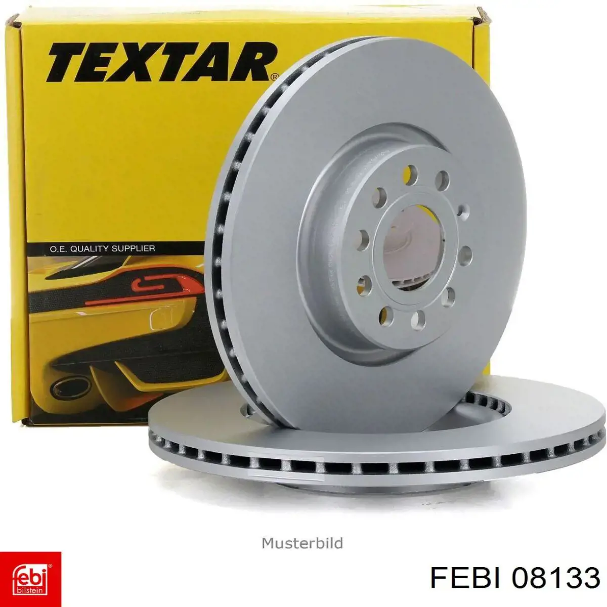 Передние тормозные диски 08133 Febi