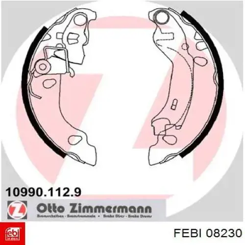 Палец серьги задней рессоры Febi 08230