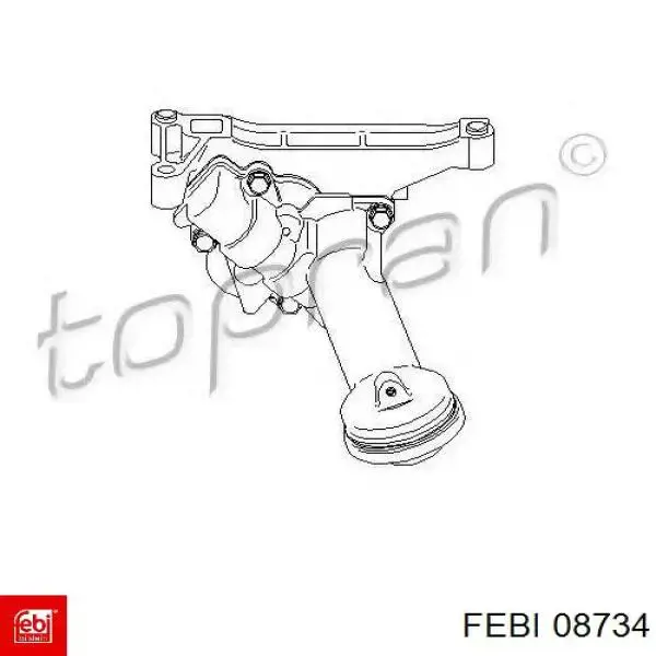 Помпа масляная Febi 08734 цена, от 99.65 USD