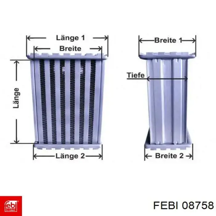Кронштейн натяжителя приводного ремня Febi 08758 цена, от 20.19 USD