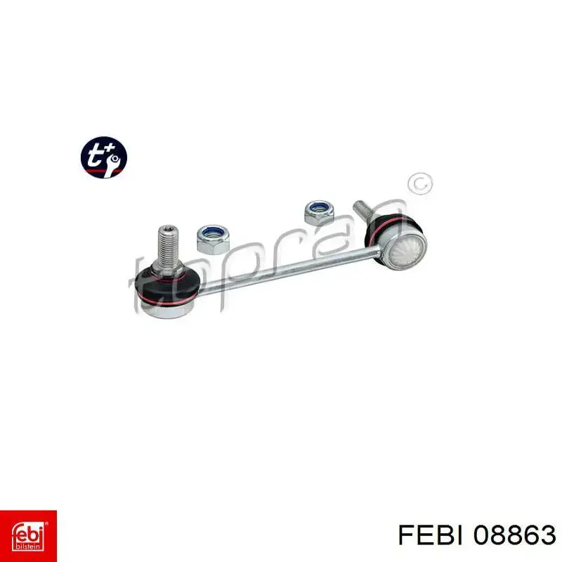 Стойка переднего стабилизатора правая 08863 Febi