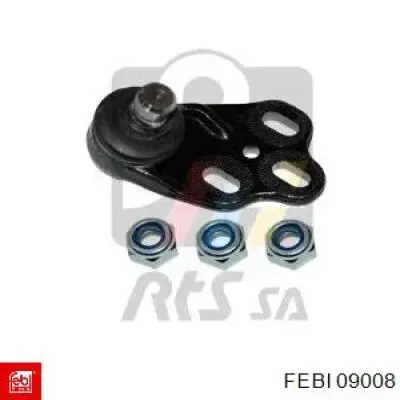 Нижняя левая шаровая опора 09008 Febi