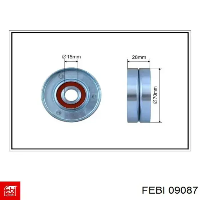Сайлентблок заднего продольного рычага, передний Febi 09087 цена, от 6.07 USD