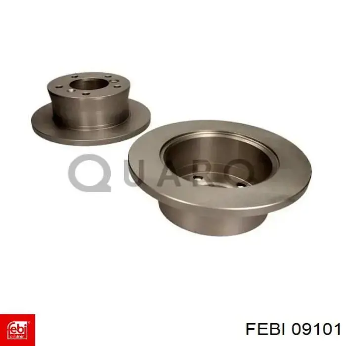 Купить 09101 Febi Диск тормозной задний