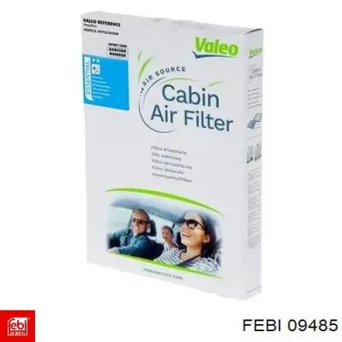 Купить 09485 Febi Фильтр салона угольный