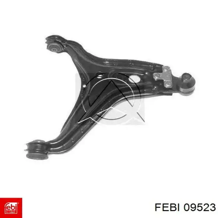 Левый рычаг передней нижней подвески Febi 09523 цена, от 36.56 USD