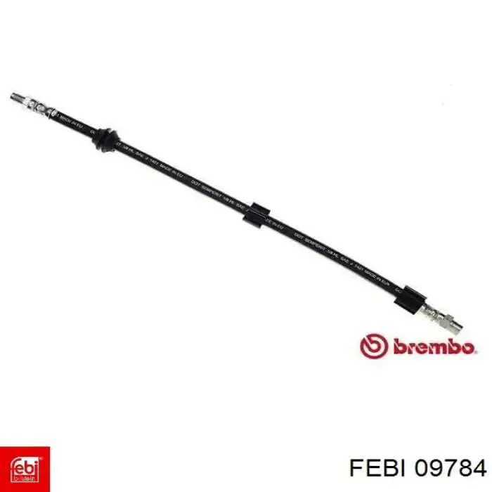 Купить 09784 Febi Шланг тормозной передний
