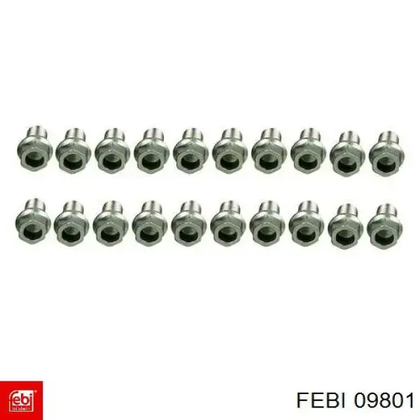 Купить 09801 Febi Болты на колеса