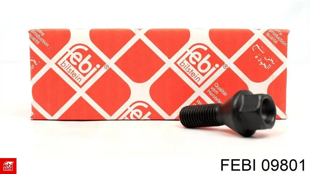 Болт колесный  Febi 09801 цена, от 1.65 USD