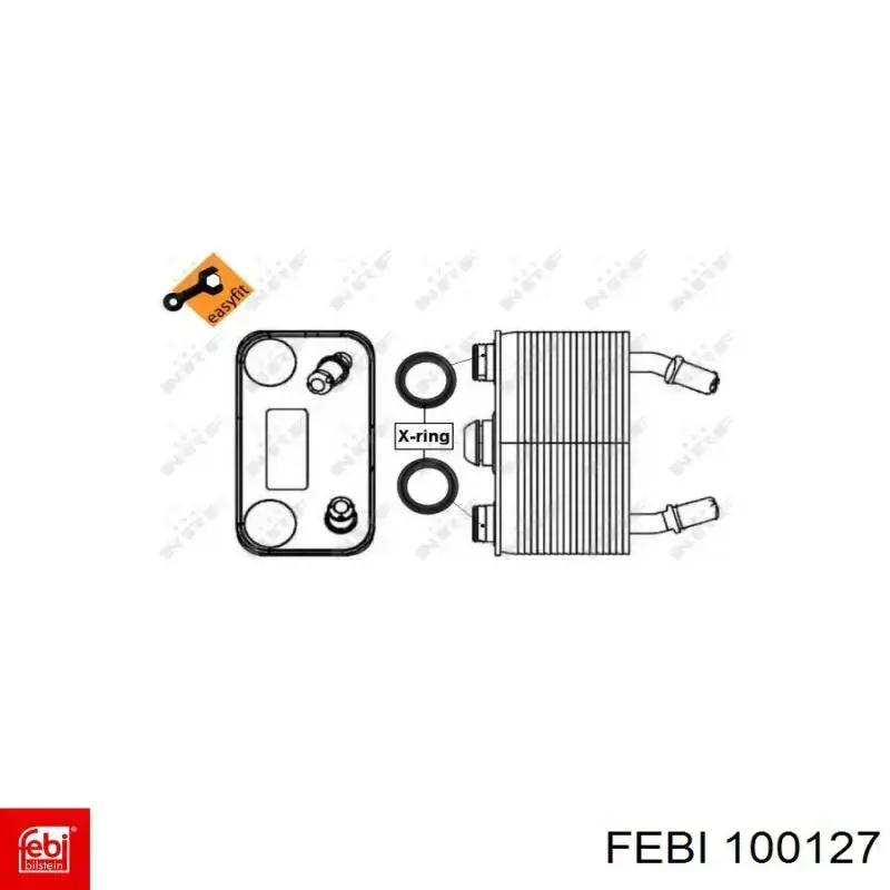 Радиатор охлаждения АКПП 100127 Febi