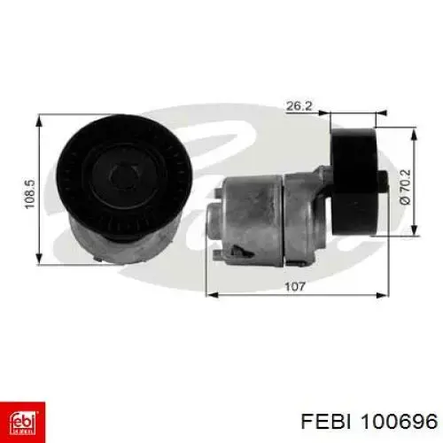  Febi 100696 цена, от 18.87 USD