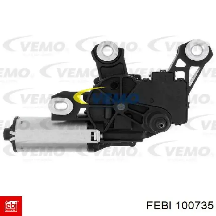 Motor limpiaparabrisas luna trasera 100735 Febi