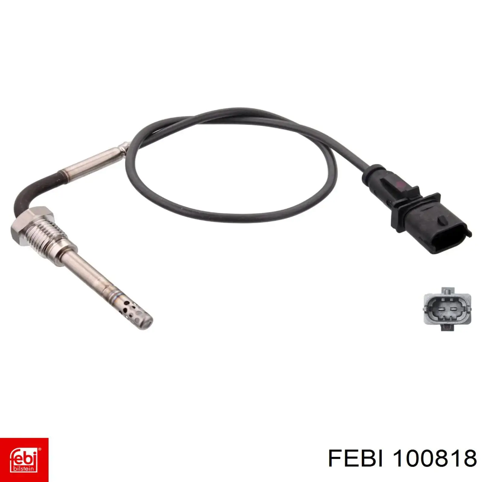 100818 Febi sensor de temperatura dos gases de escape (ge, depois de filtro de partículas diesel)