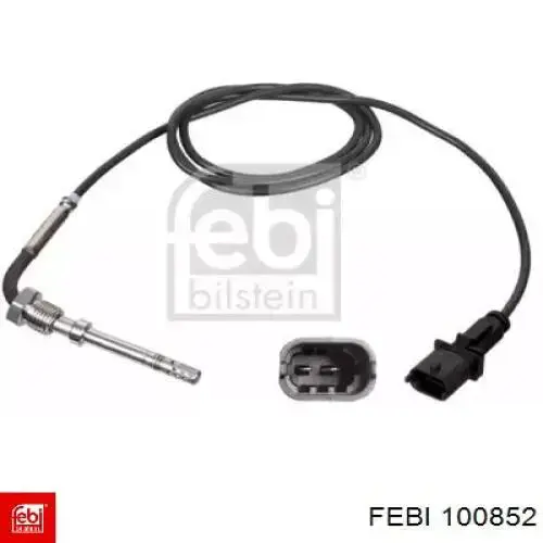 100852 Febi sensor de temperatura dos gases de escape (ge, depois de filtro de partículas diesel)