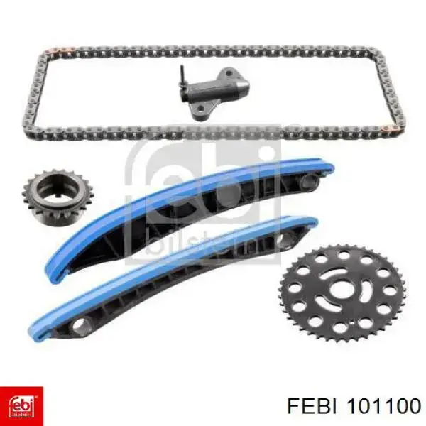 Комплект цепи ГРМ 101100 Febi