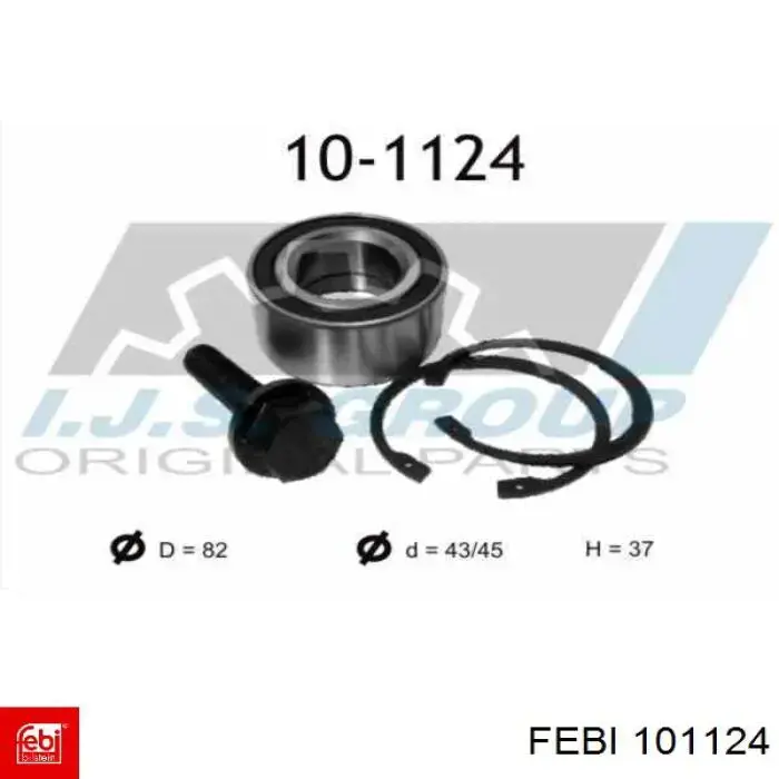 Регулятор давления ТНВД Febi 101124 цена, от 123.73 USD