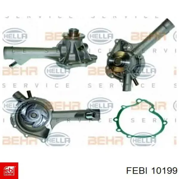 Помпа охлаждения Febi 10199 цена, от 32.82 USD
