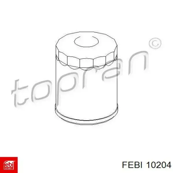 Шкворень поворотного кулака Febi 10204