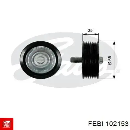 Паразитный ролик 102153 Febi