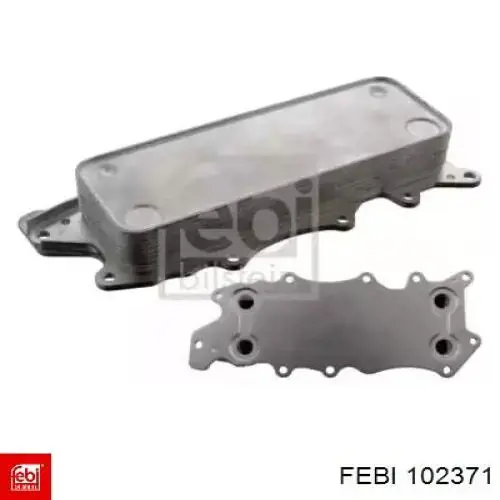 Купить 102371 Febi Радиатор масляный (холодильник), под фильтром