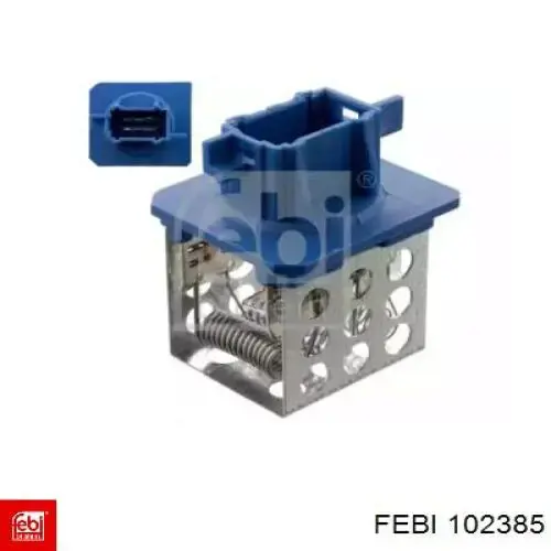 102385 Febi resistor (resistência de ventilador de forno (de aquecedor de salão))