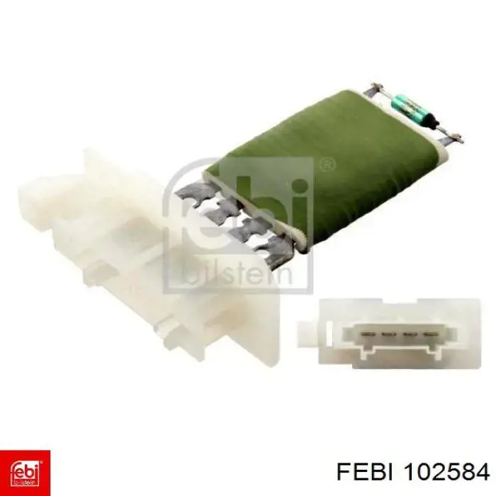 102584 Febi резистор (сопротивление вентилятора печки (отопителя салона))