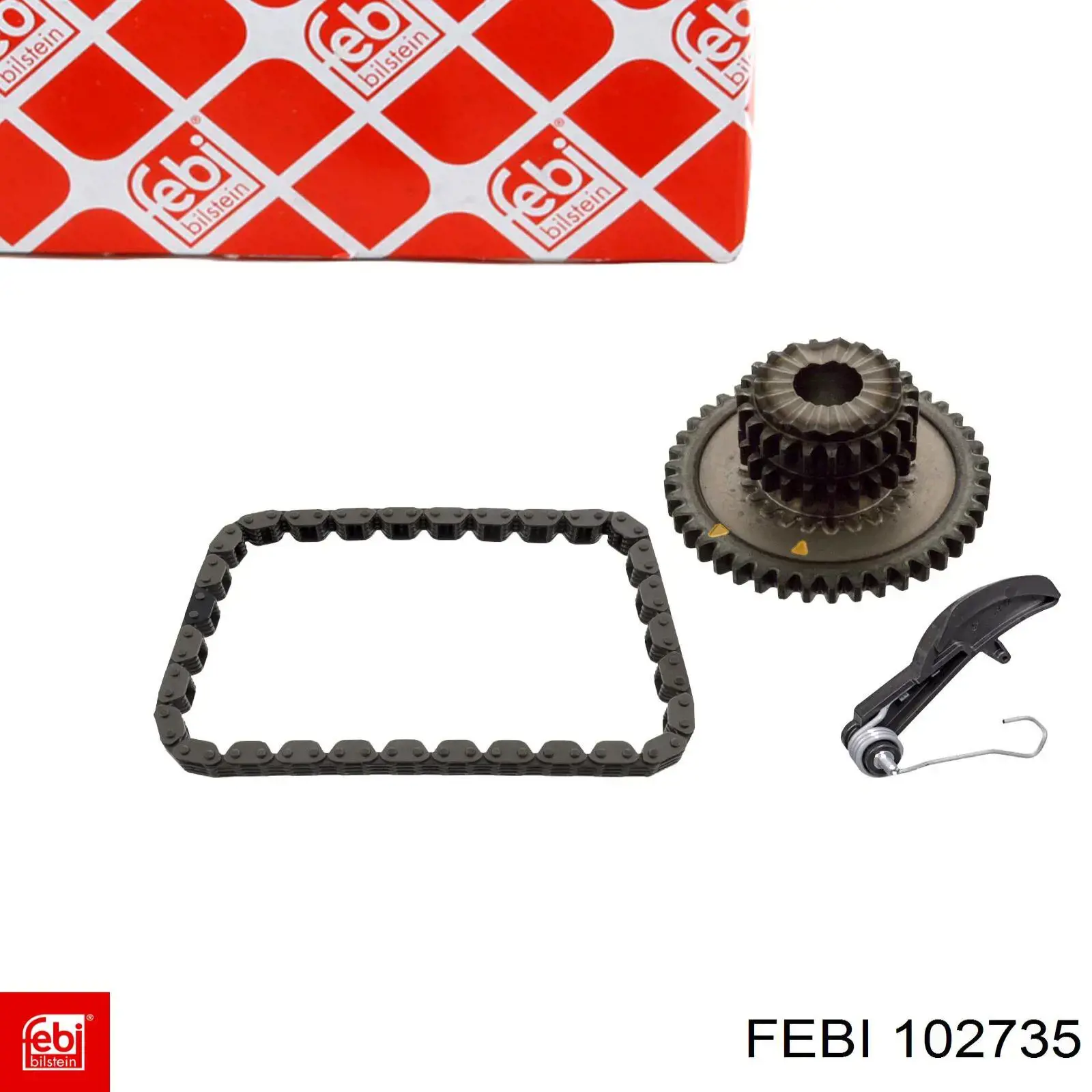 Цепь масляного насоса, комплект Febi 102735 цена, от 96.83 USD