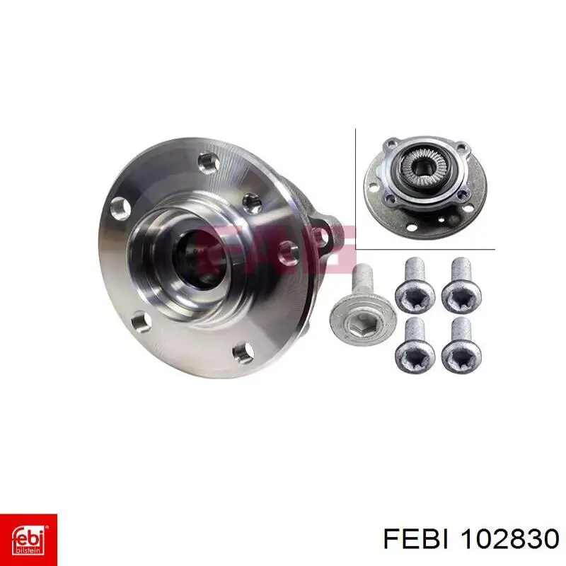 Ступицы передних колес Febi 102830 цена, от 111.65 USD