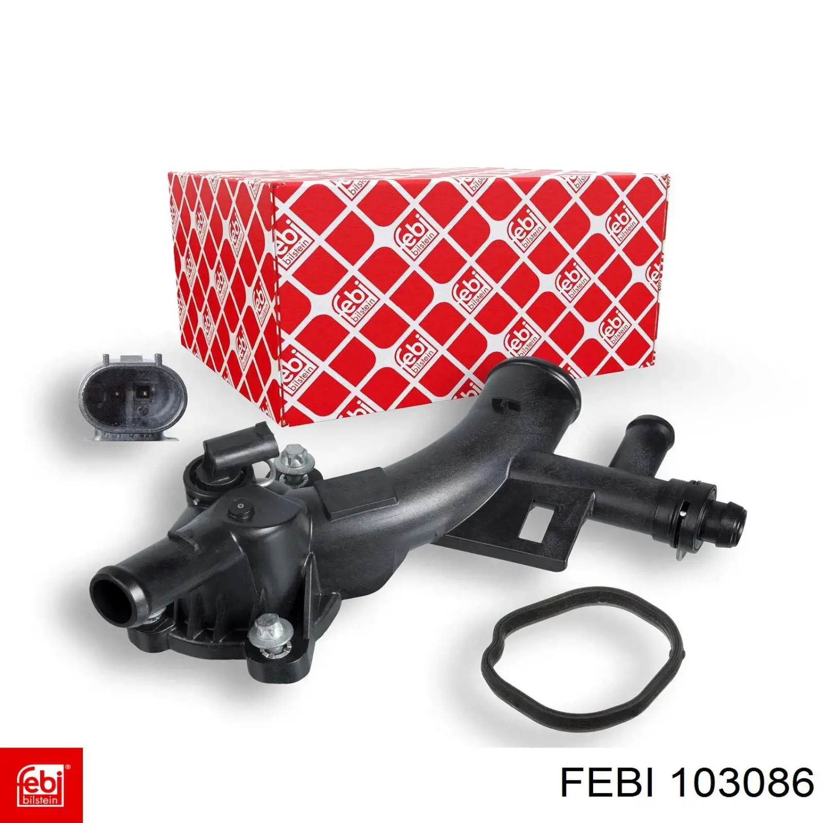 Фланец системы охлаждения Febi 103086 цена, от 33.54 USD