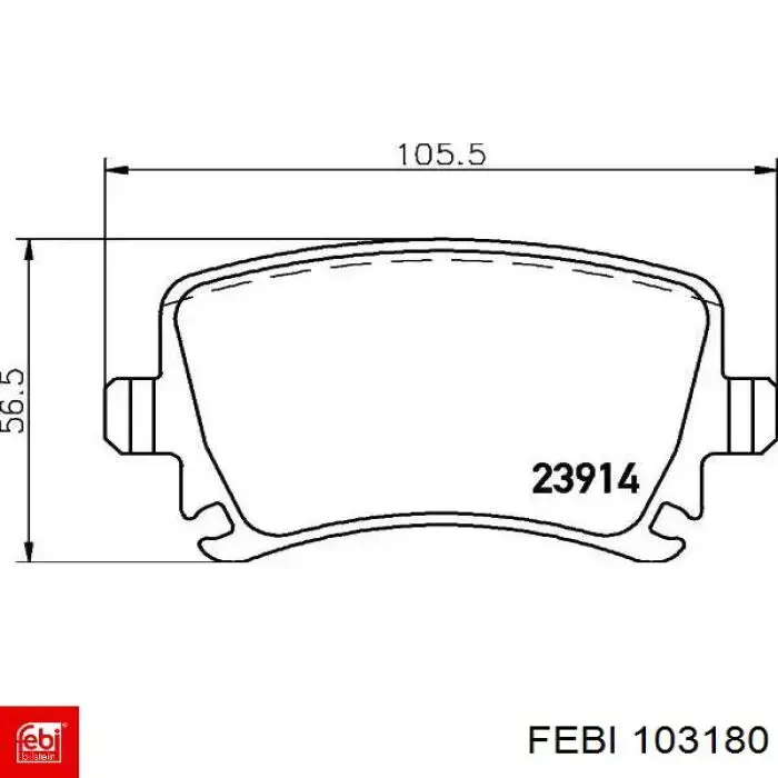 Купить 103180 Febi Насос рулевого управления