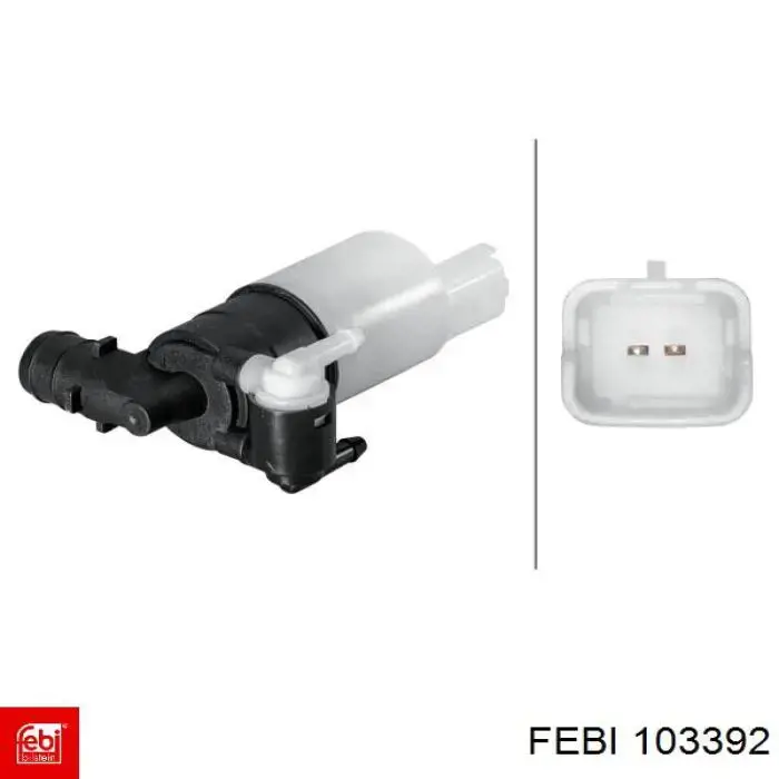Насос-мотор омывателя фар Febi 103392 цена, от 12.51 USD