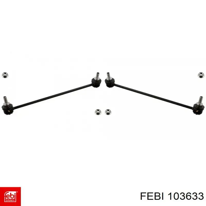 Линк стабилизатора, переднего, левый Febi 103633 цена, от 11.77 USD