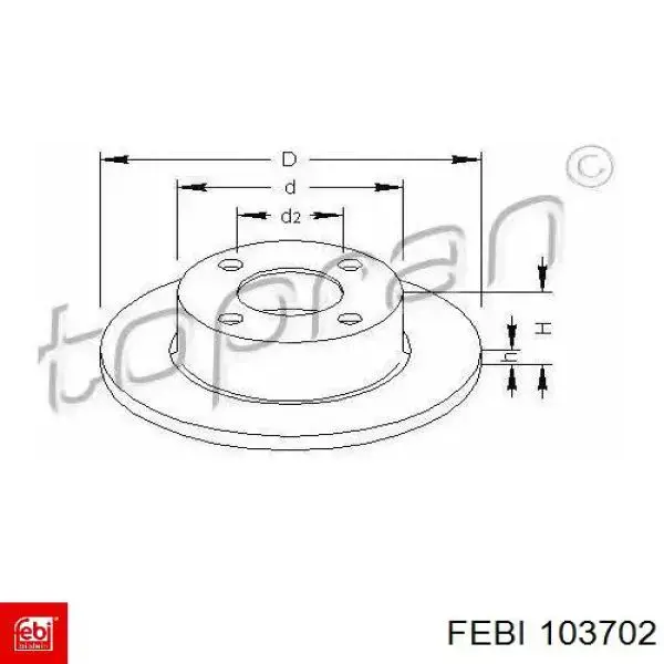 Шланг радиатора охлаждения Febi 103702 цена, от 48.00 USD