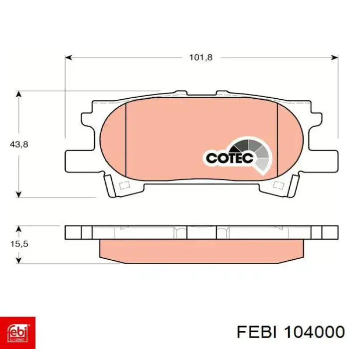 Купить 104000 Febi 