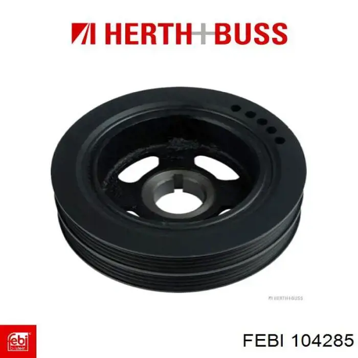 Шкив коленвала (демпфер) Febi 104285 цена, от 51.18 USD