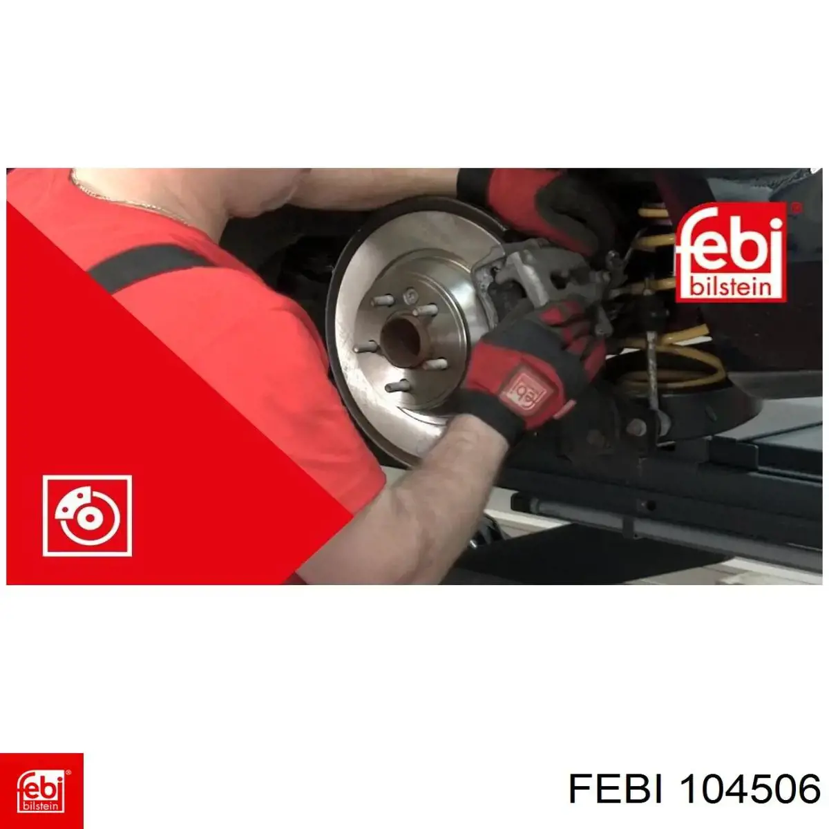 Купить 104506 Febi Диск тормозной задний