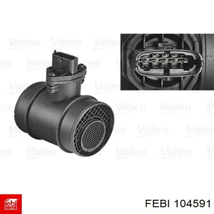 Датчик массового расхода воздуха Febi 104591 цена, от 48.15 USD
