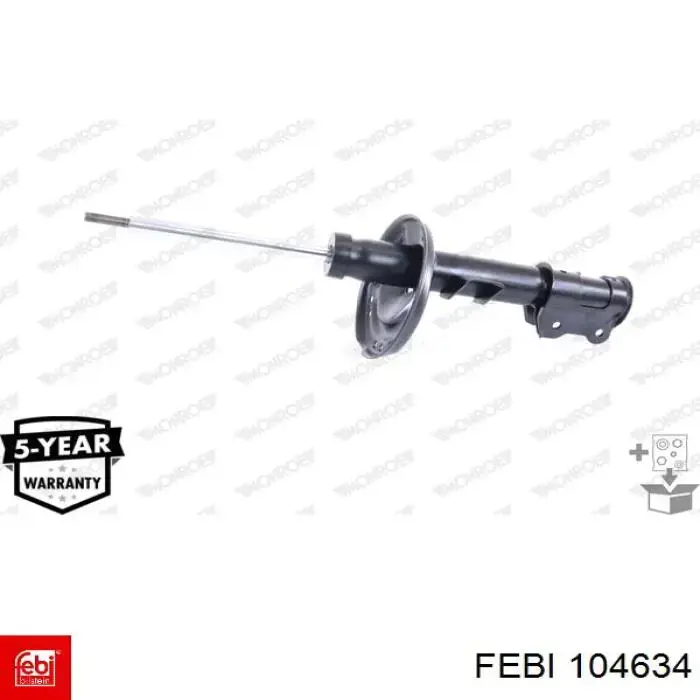 Опора стойки амортизатора переднего Febi 104634 цена, от 42.18 USD