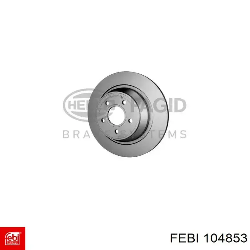 Задний дисковый тормоз Febi 104853