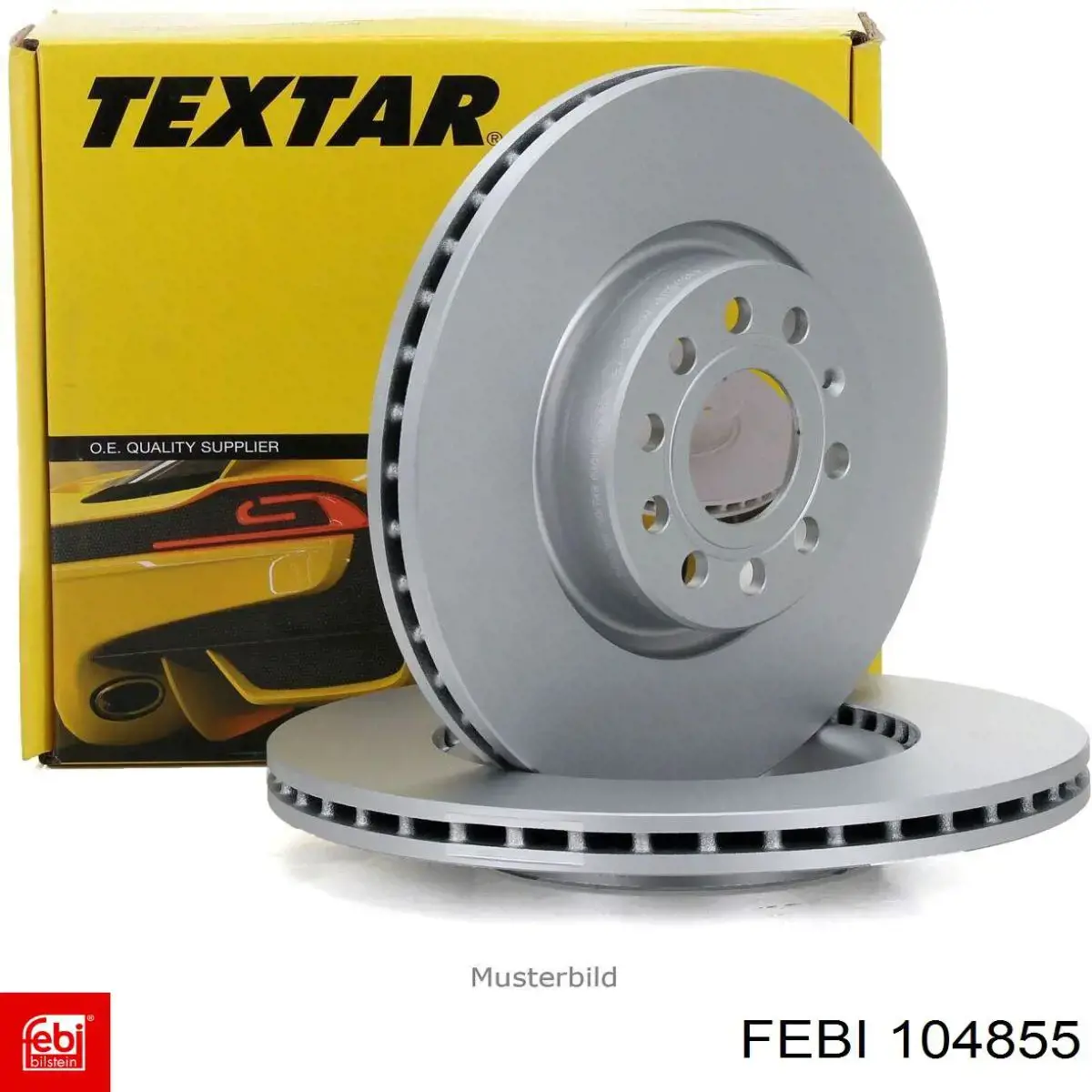 Передние тормозные диски 104855 Febi